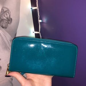 Aqua Zip Wallet